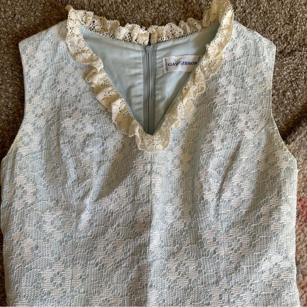 Vintage Gay Gibson Lace Dress